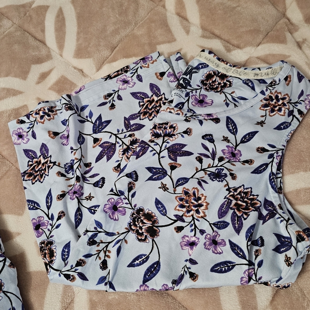Lot of 4 pajama sets capri and shorts Muk Luks Cuddl Duds Large - Picture 15 of 16